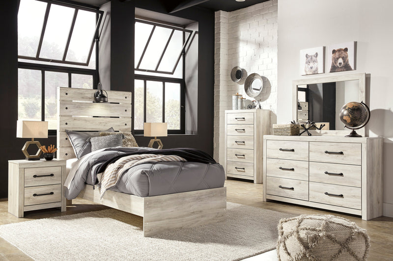 Cambeck Whitewash Panel Youth Bedroom Set - Gate FurnitureYouth Bedroom Set