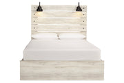 Cambeck Whitewash Queen Panel Bed with 4 Storage Drawers - Gate FurnitureQueen Bed