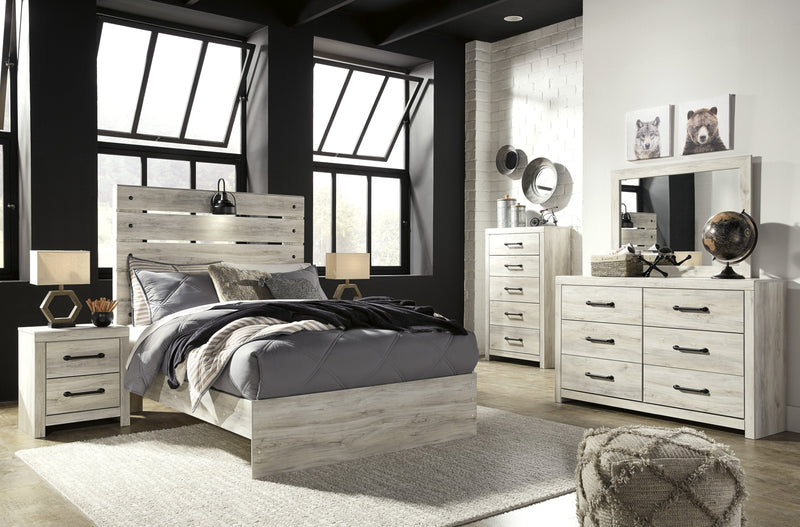 Cambeck Whitewash Youth Panel Bedroom Set - Gate FurnitureYouth Bedroom Set