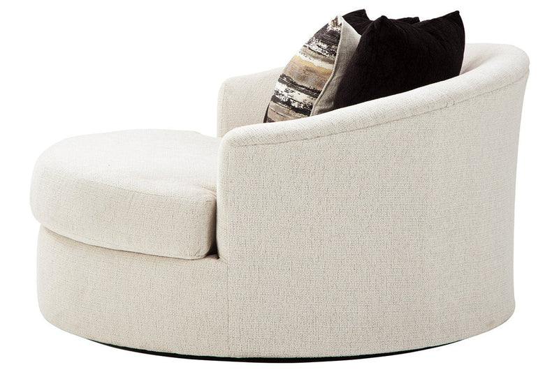 Cambri Snow Oversized Chair - Gate FurnitureAccent Chair