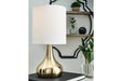 Camdale Brass Finish Table Lamp - L204344 - Gate Furniture
