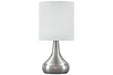 Camdale Silver Finish Table Lamp - L204334 - Gate Furniture