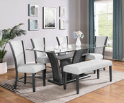 Camelia Dove Gray Dining Set - Gate FurnitureDining Room Set