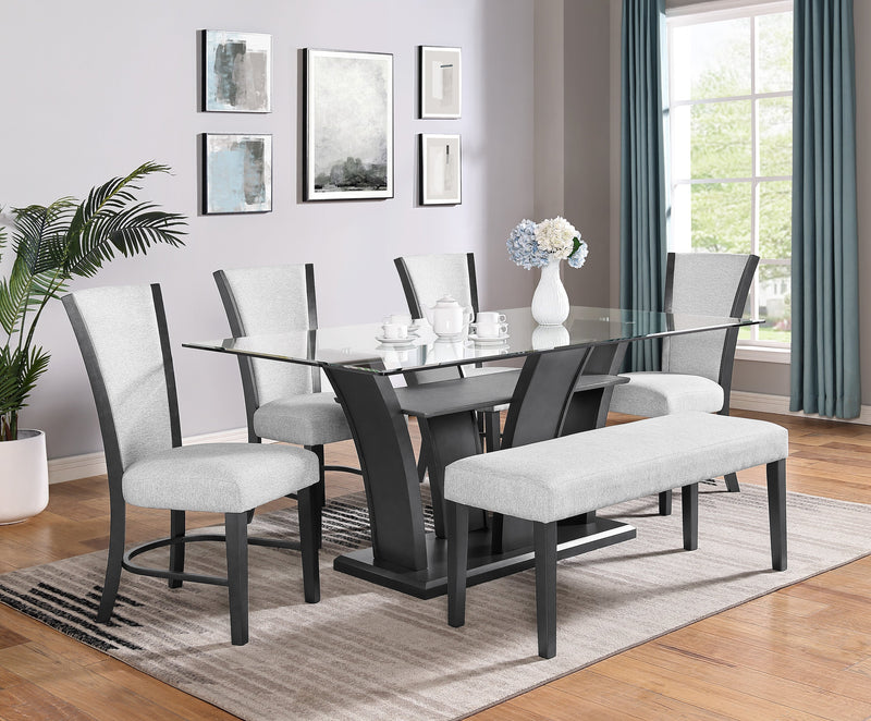 Camelia Dove Gray Dining Set - Gate FurnitureDining Room Set