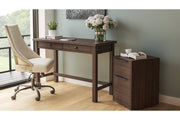 Camiburg Warm Brown 47" Home Office Desk - Gate FurnitureOffice Desks