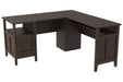 Camiburg Warm Brown 58" Home Office Desk - H283-34 - Gate Furniture