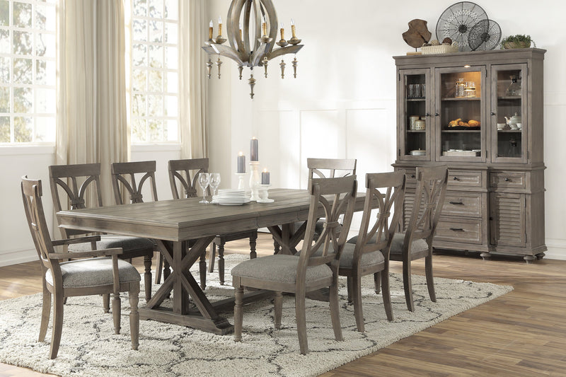 Cardano Driftwood Brown Extendable Dining Set - Gate FurnitureDining Room Set