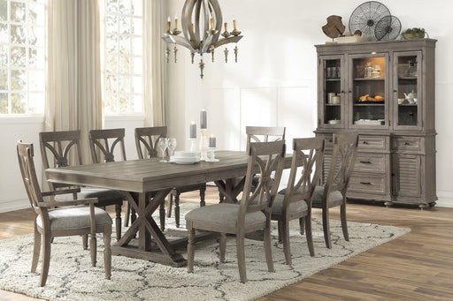 Cardano Driftwood Brown Extendable Dining Set - Gate FurnitureDining Room Set