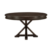 Cardano Driftwood Charcoal Round Dining Set - Gate FurnitureDining Room Set
