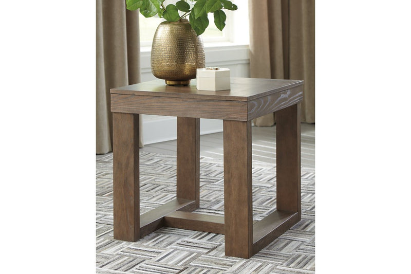 Cariton Gray End Table - Gate FurnitureEnd Table