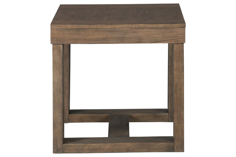 Cariton Gray End Table - Gate FurnitureEnd Table