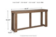 Cariton Gray Sofa/Console Table - T471-4 - Gate Furniture