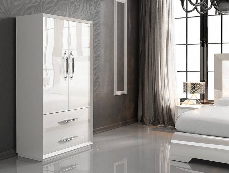 Carmen Bedroom White Set - Gate FurnitureBedroom Set