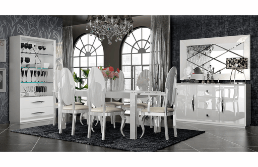 Carmen White Dining Room Set - Gate Furniture