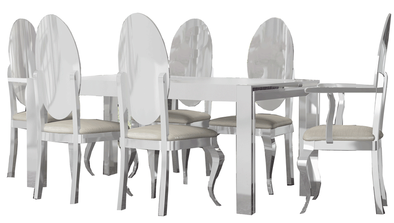 Carmen White Dining Table - i27703 - Gate Furniture