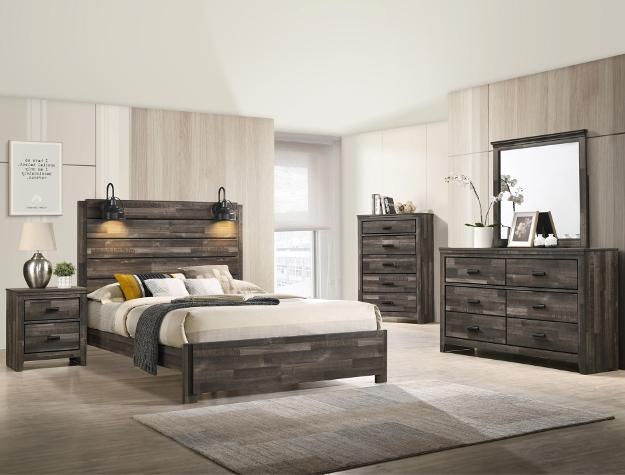 Carter Brown King Panel Bed - B6800-K-BED - Gate Furniture