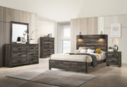Carter Brown Platform Bedroom Set - Gate FurnitureBedroom Set