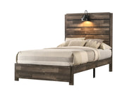 Carter Brown Platform Youth Bedroom Set - Gate FurnitureYouth Bedroom Set