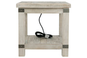 Carynhurst White Wash Gray End Table - Gate FurnitureEnd Table