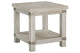 Carynhurst White Wash Gray End Table - T757-3 - Gate Furniture