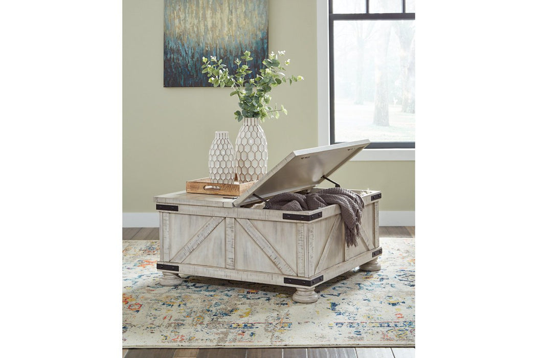 Carynhurst Whitewash Coffee Table - Gate FurnitureCoffee Table