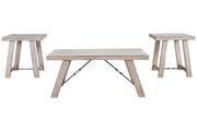 Carynhurst Whitewash Table (Set of 3) - T356-13 - Gate Furniture