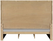 Casa Vegan Leather King Bed (3 Boxes) Cream - Gate FurnitureKing Bed