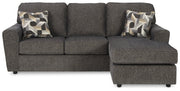 Cascilla Slate Sofa Chaise - Gate FurnitureSectional