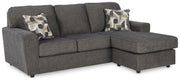 Cascilla Slate Sofa Chaise - Gate FurnitureSectional