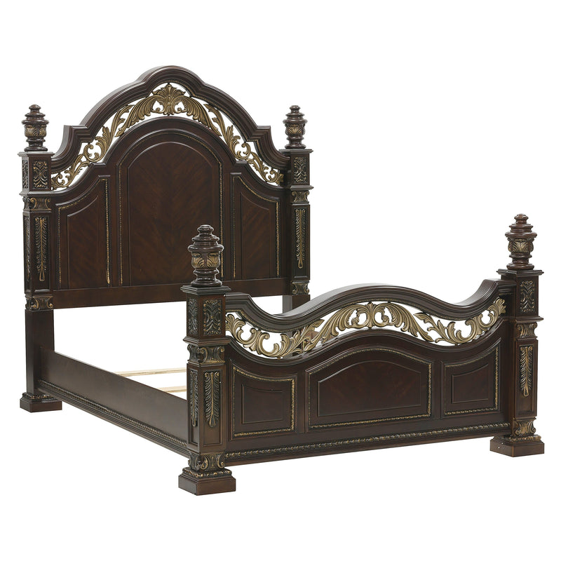 Catalonia Cherry Poster Bedroom Set - Gate FurnitureBedroom Set