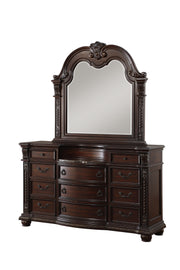 Cavalier Brown Marble Insert Dresser - Gate FurnitureDresser