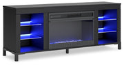 Cayberry 60" TV Stand with Electric Fireplace - Gate FurnitureEntertainment Center