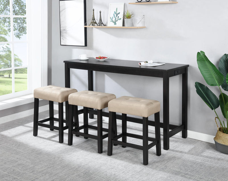 Cecil 4Pc Pub Set (4 In1) - Gate FurnitureCounter Height Set