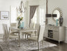 Celandine Silver Extendable Dining Room Set - Gate Furniture