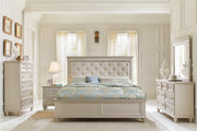 Celandine Silver Upholstered Panel Bedroom Set - Gate FurnitureBedroom Set