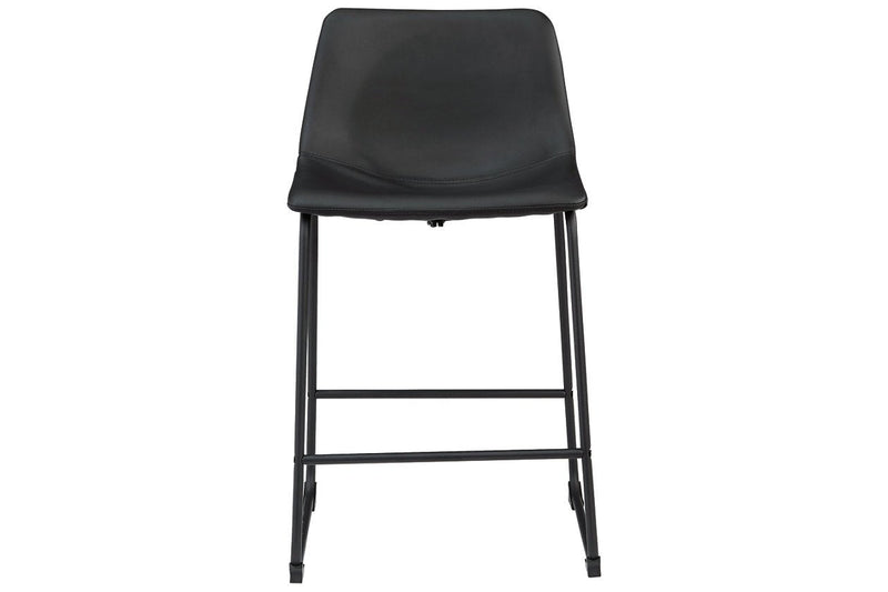 Centiar Black Counter Height Bar Stool (Set of 2) - Gate FurnitureBarstool