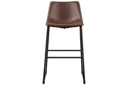 Centiar Brown Pub Height Bar Stool (Set of 2) - Gate FurnitureBarstool