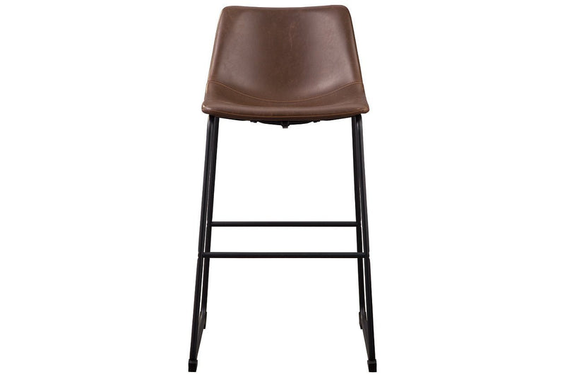 Centiar Brown Pub Height Bar Stool (Set of 2) - Gate FurnitureBarstool