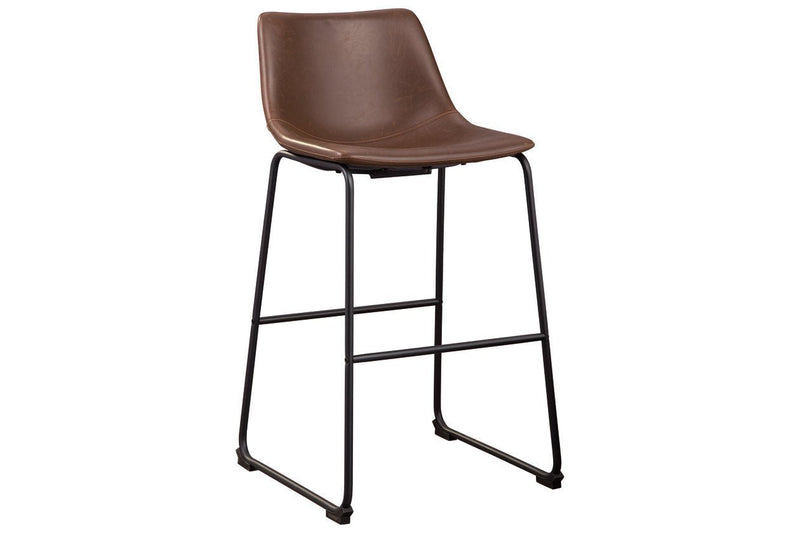 Centiar Brown Pub Height Bar Stool (Set of 2) - Gate FurnitureBarstool