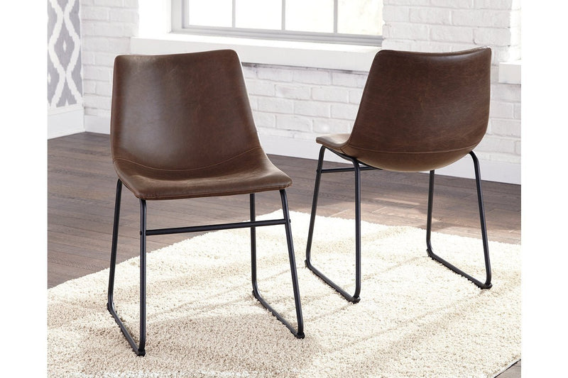 Centiar Brown/Black Dining Chair (Set of 2) - Gate FurnitureDining Chair