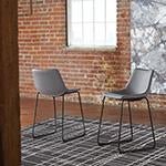 Centiar Gray Counter Height Bar Stool (Set of 2) - Gate FurnitureBarstool
