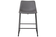 Centiar Gray Counter Height Bar Stool (Set of 2) - Gate FurnitureBarstool