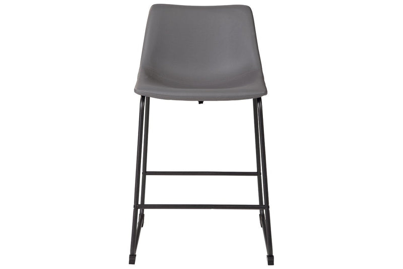 Centiar Gray Counter Height Bar Stool (Set of 2) - Gate FurnitureBarstool