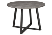 Centiar Gray/Black Dining Table - Gate FurnitureDining Table