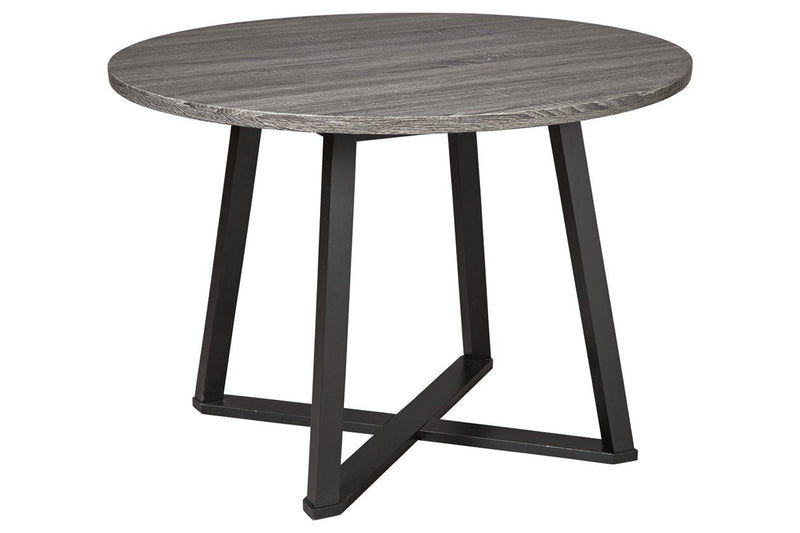 Centiar Gray/Black Dining Table - Gate FurnitureDining Table