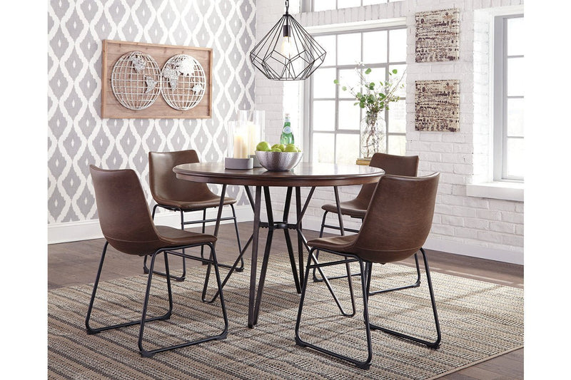Centiar Two - tone Brown Dining Table - Gate FurnitureDining Table
