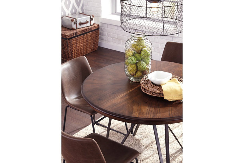 Centiar Two - tone Brown Dining Table - Gate FurnitureDining Table