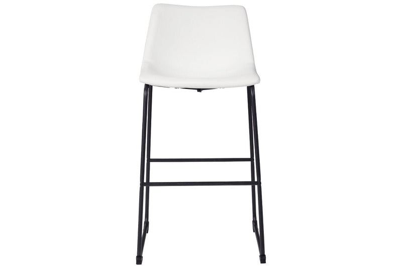 Centiar White Pub Height Bar Stool (Set of 2) - Gate FurnitureBarstool