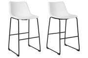 Centiar White Pub Height Bar Stool (Set of 2) - Gate FurnitureBarstool