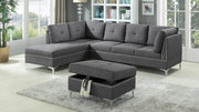 Cercis Sectional With Ottoman - Gate FurnitureSectional